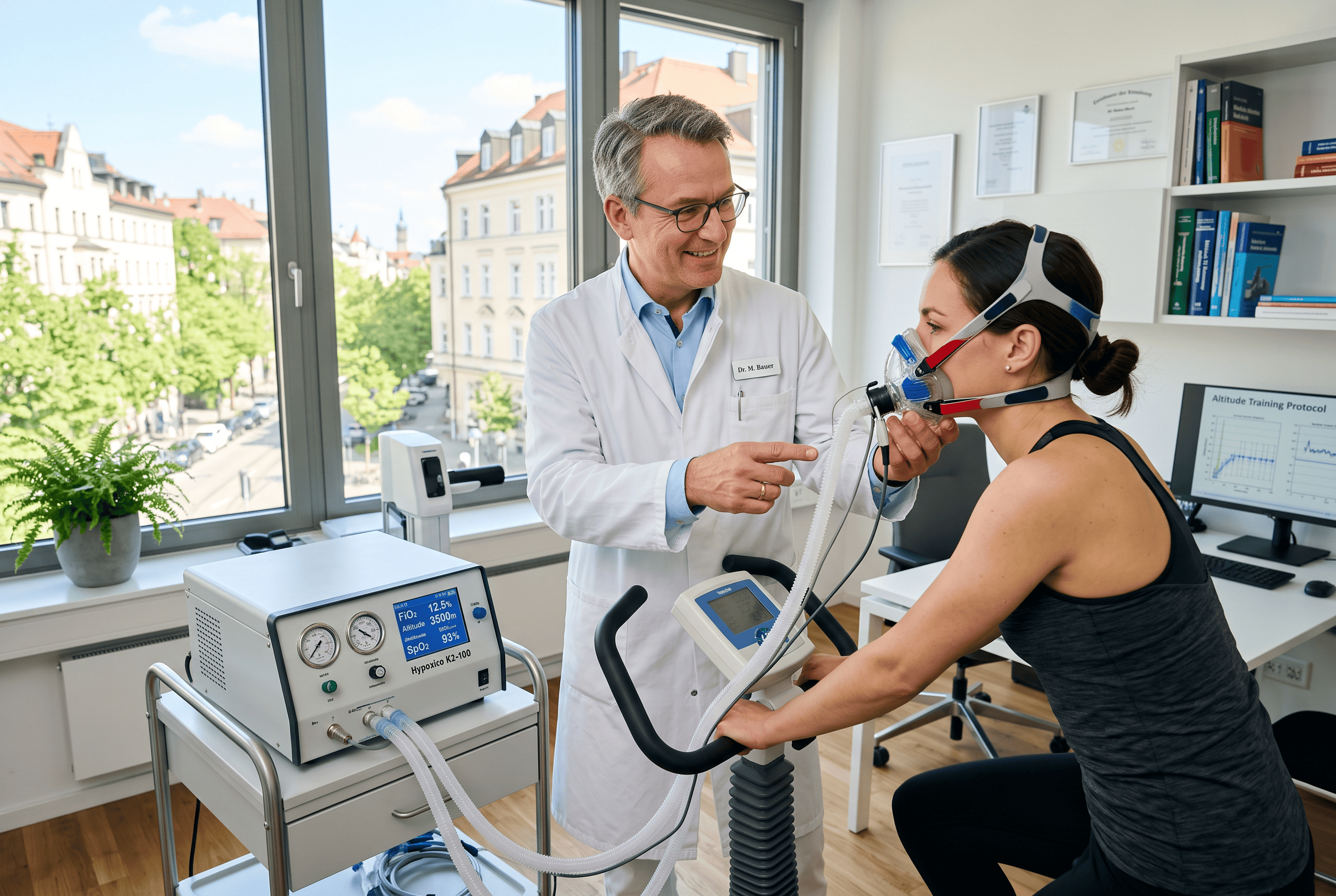 MITOVIT® Hypoxietraining beim Allgemeinarzt in München: Wie simulierte Höhenluft die Zellen stärkt